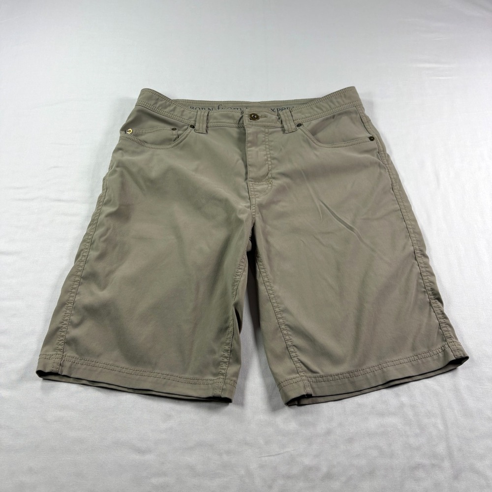 prAna Brion Shorts Mens Size 33 Brown Chino Stretch Tech Outdoor Hiking Trail